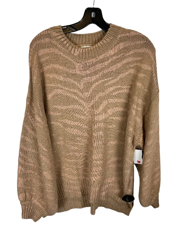 Sweater By Clothes Mentor In Brown, Size: M