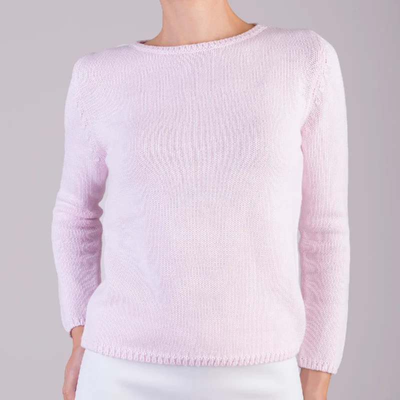 Long Sleeve Pullover in Angelwing