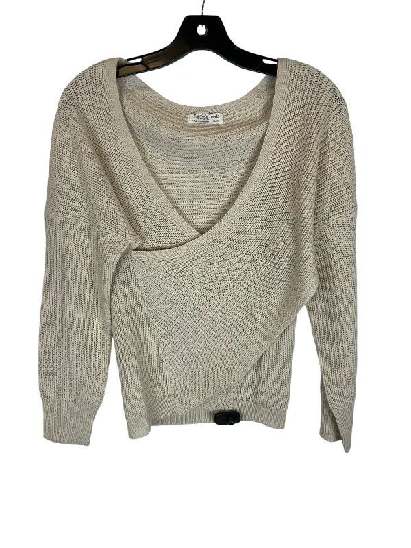 Sweater By Clothes Mentor In Cream, Size: Xl