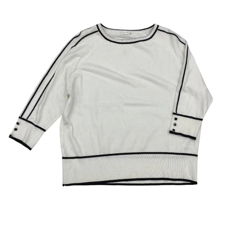 Sweater By Retrology In White, Size:Lp