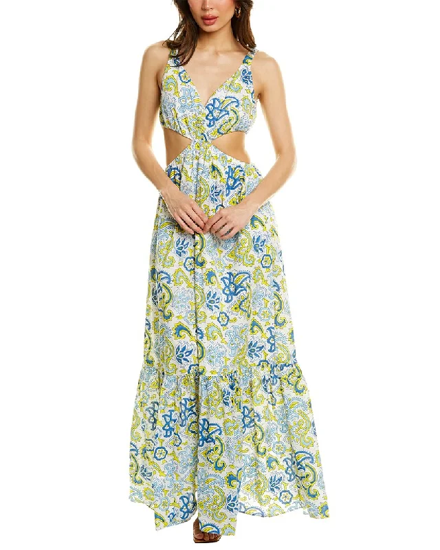 Ash & Eden Pari Cutout Maxi Dress