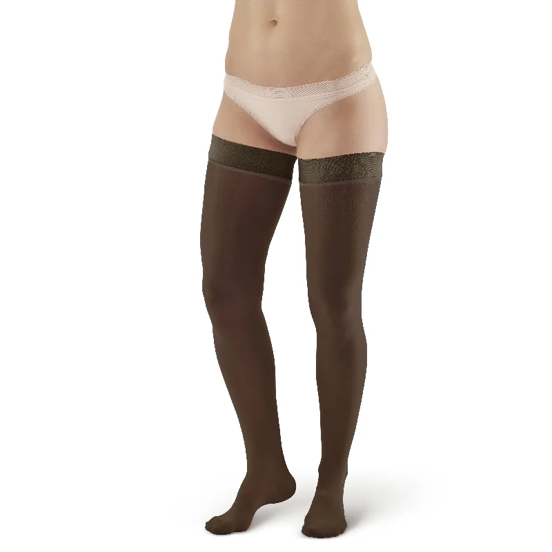 AW Style 385 Signature Sheer Thigh Highs w/Top Band 30-40 mmHg