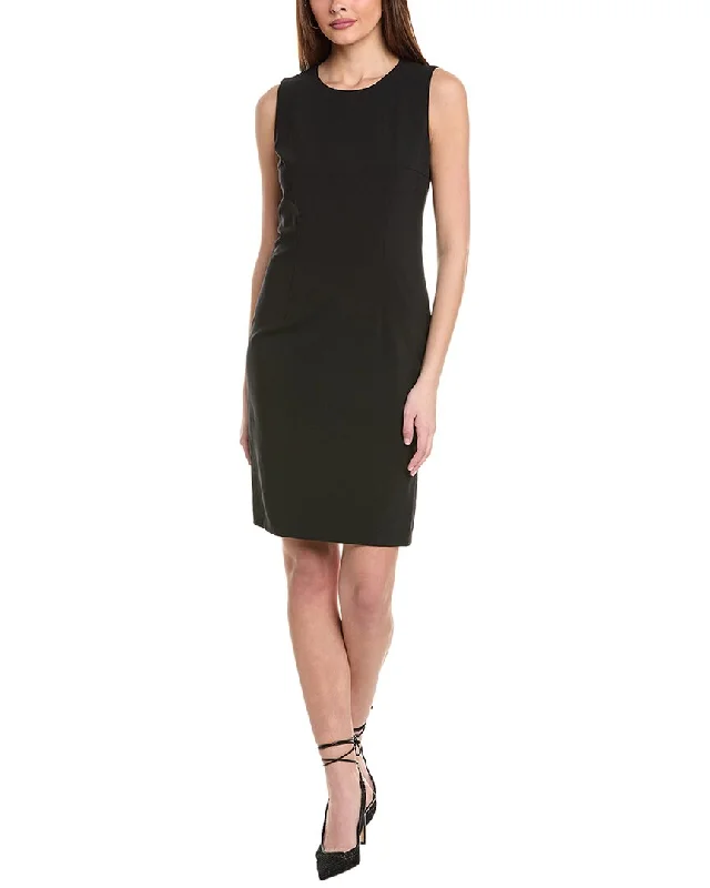 Hugo Boss Dirusa Wool-Blend Midi Dress