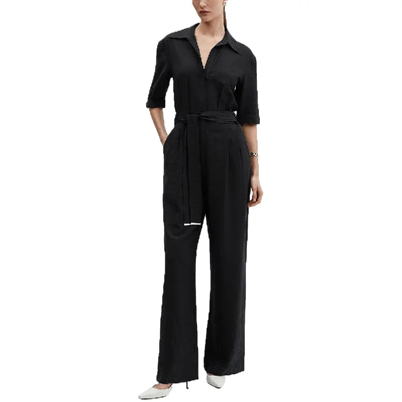 MNG Womens Jumpsuit V-neck