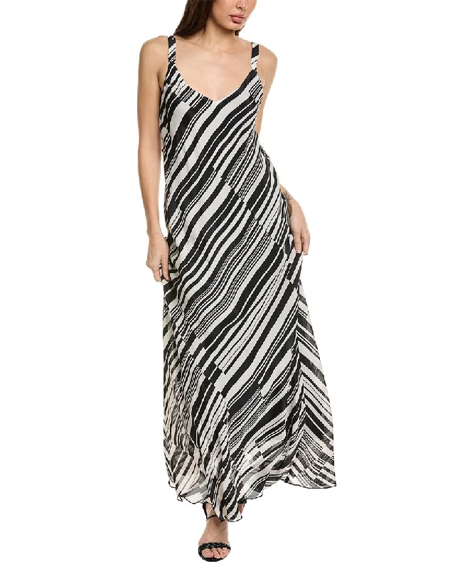 Johnny Was Normania Bias Silk-Blend Maxi Dress