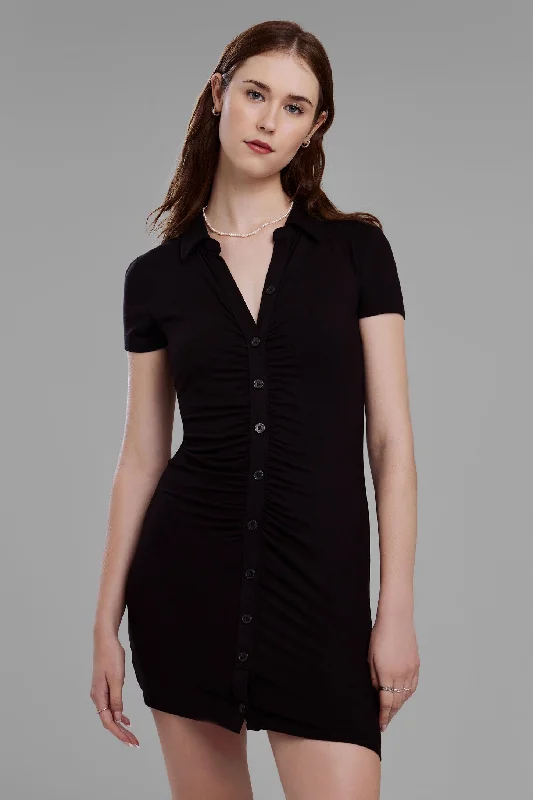 Robe polo ajustée - Femme