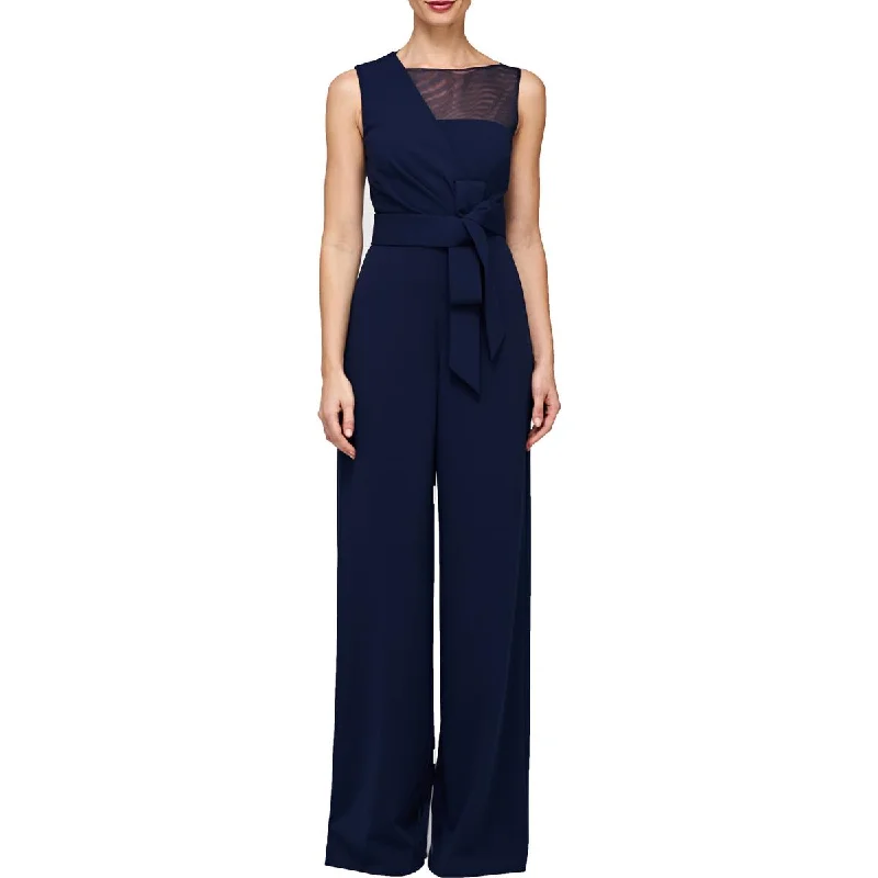 JS Collections Womens Aubree Oversize Bow Wide Leg Jumpsuit