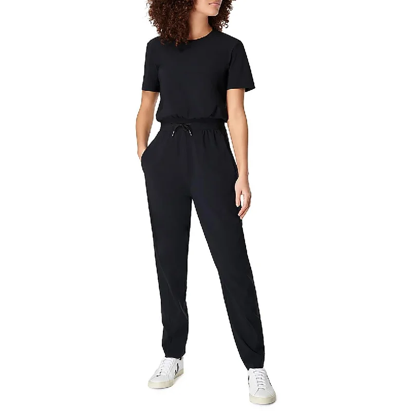 Sweaty Betty Womens Drawstring Short Sleeve Jogger Jumpsuit