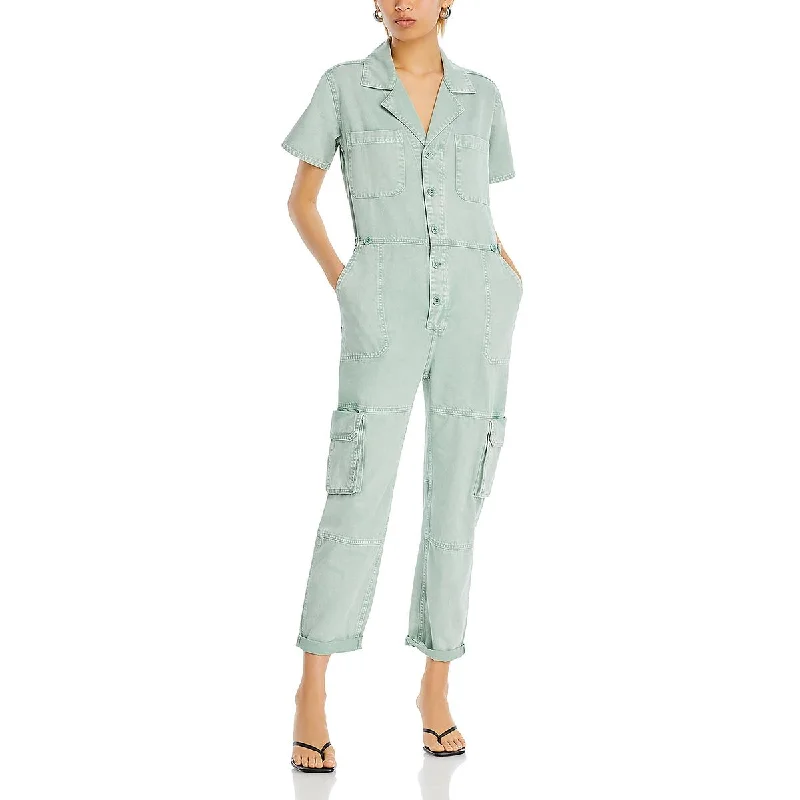 Pistola Womens Faded Cargo Jumpsuit