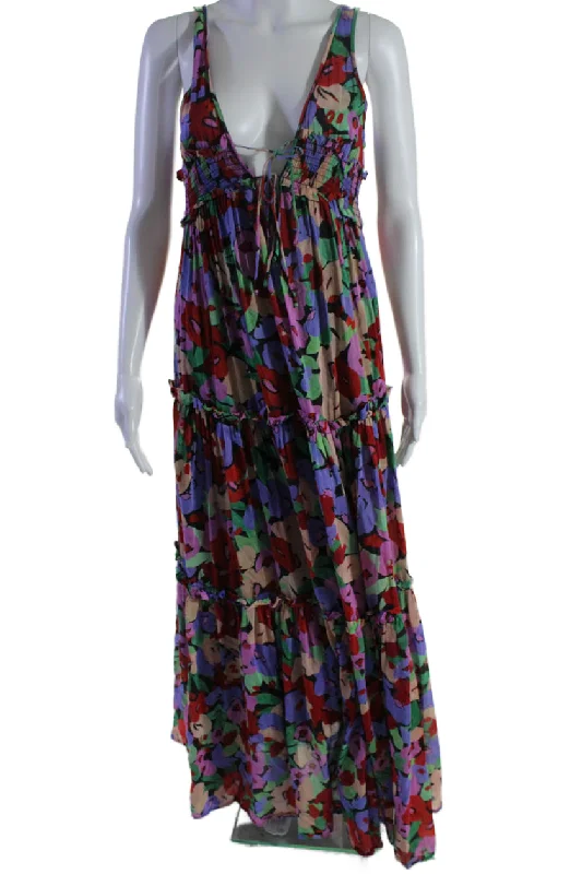 Nicholas Womens Myla Maxi Multicolored