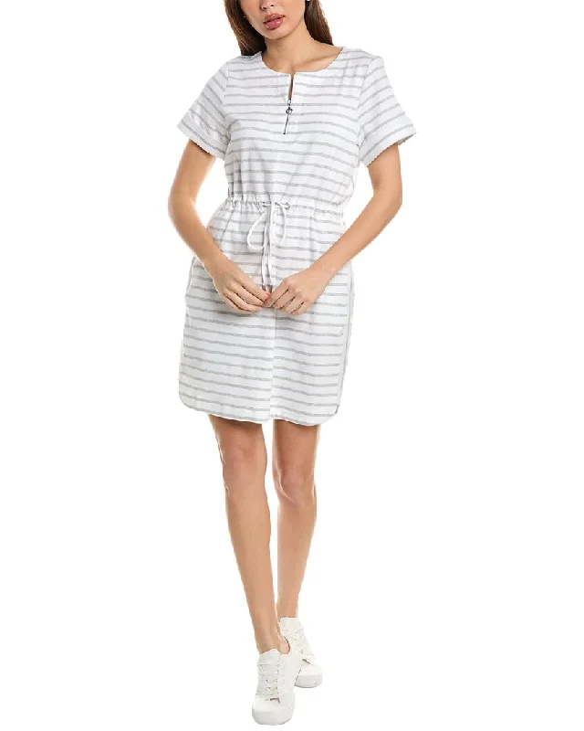 Tommy Bahama Jovanna Stripe Zip Front Mini Dress