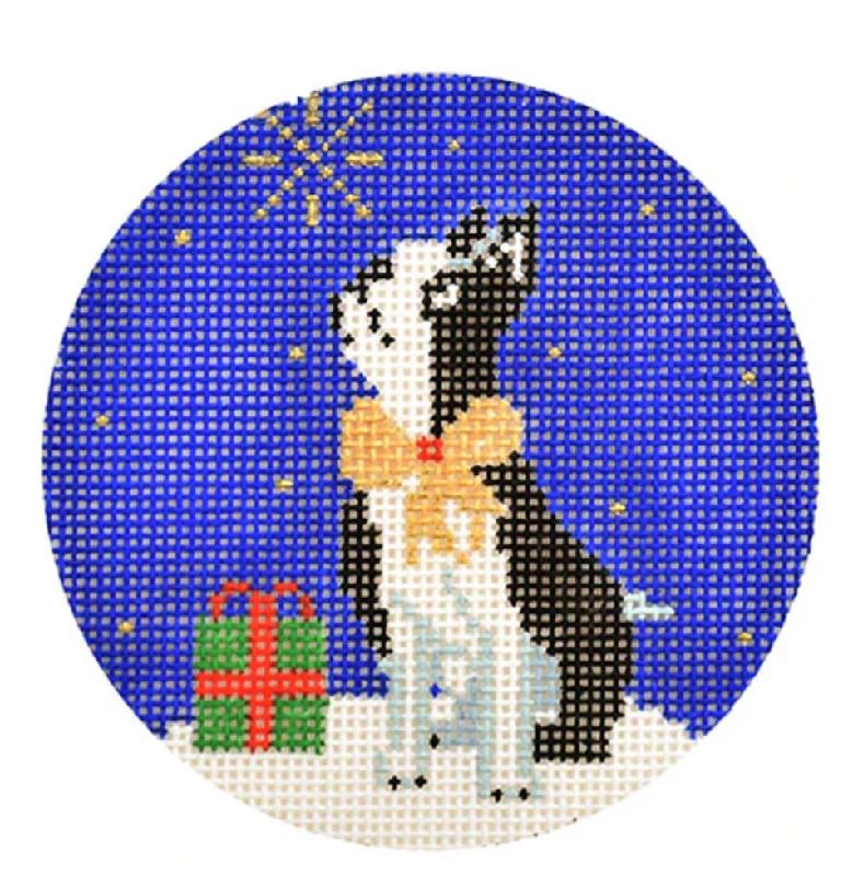 KB1589 Midnight Boston Terrier Round