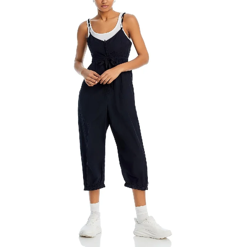 FP Movement by Free People Womens Onesie V-Neck Romper