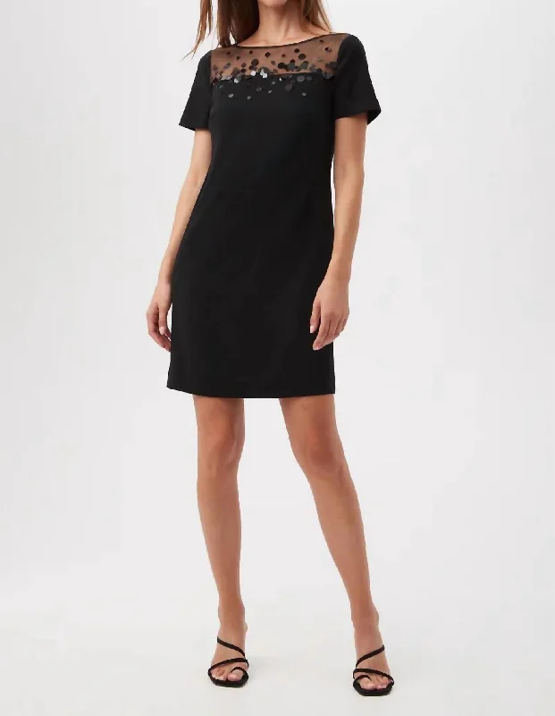 Kittany Mini Dress In Black