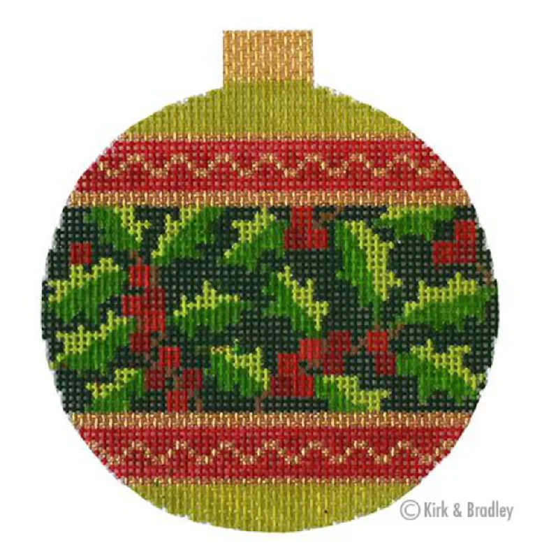 KB1524 Holiday Bauble - Holly