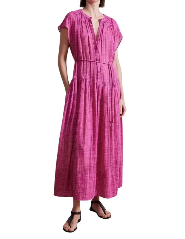 Forte Maxi Dress In Raspberry