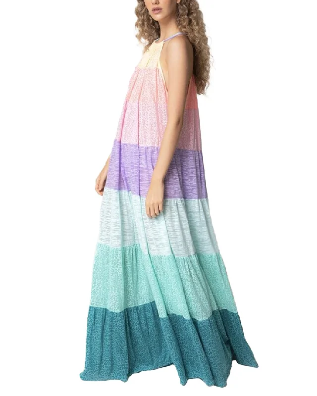 Pitusa Popsicle Halter Maxi Dress