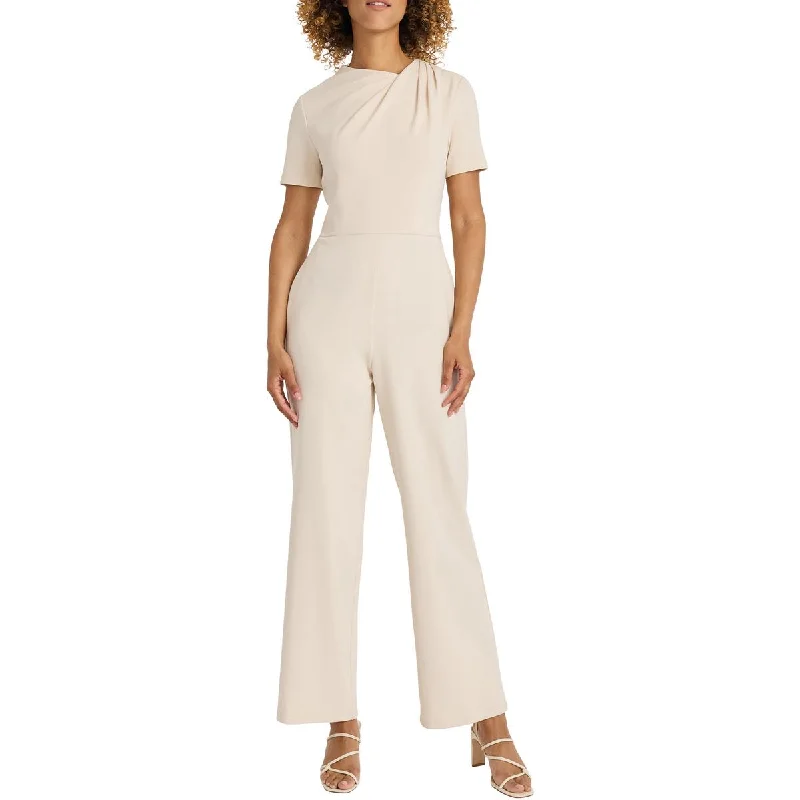 Maggy London Womens Straight Leg Casual Jumpsuit