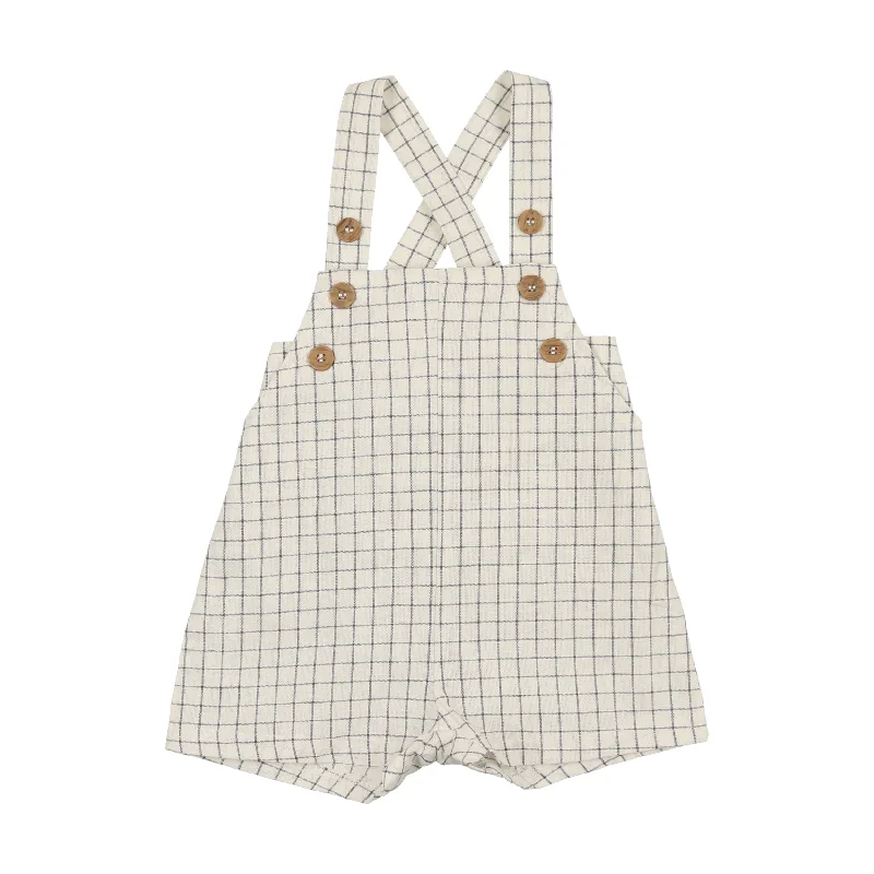 Analogie Linen Overalls - Blue Check