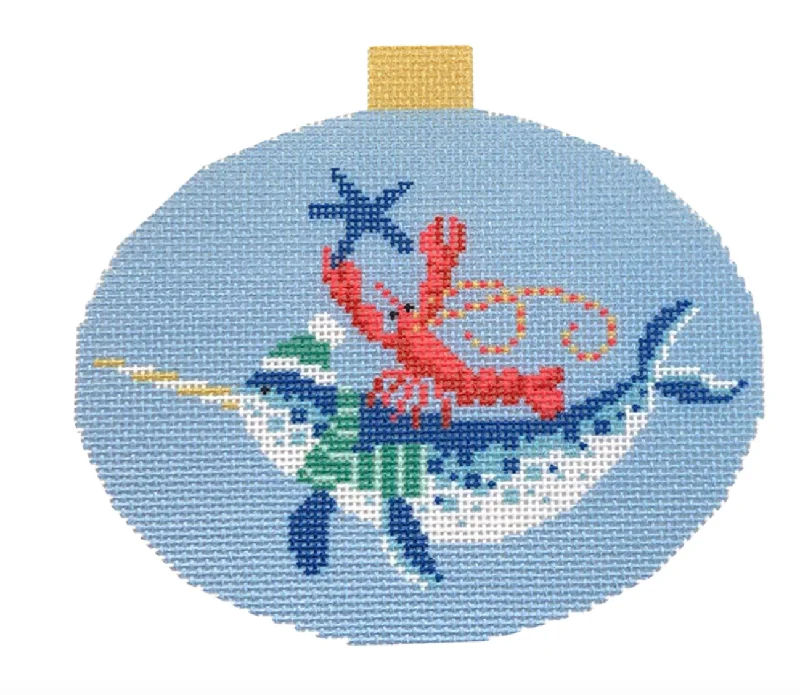 KB1680P Festive Sea Friends - Narwhal and Turtle