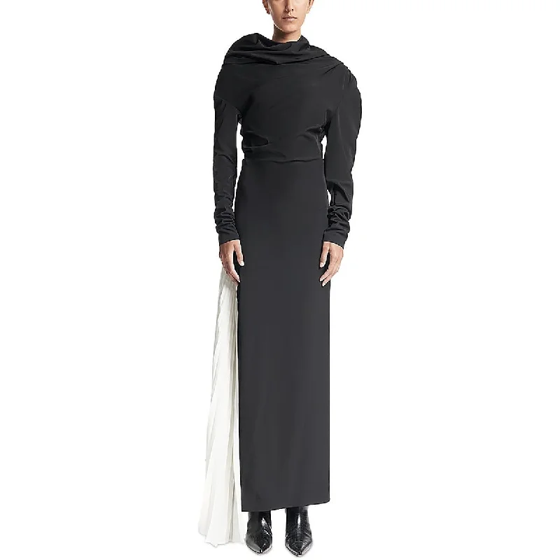 Womens Long Side-Slit Maxi Dress