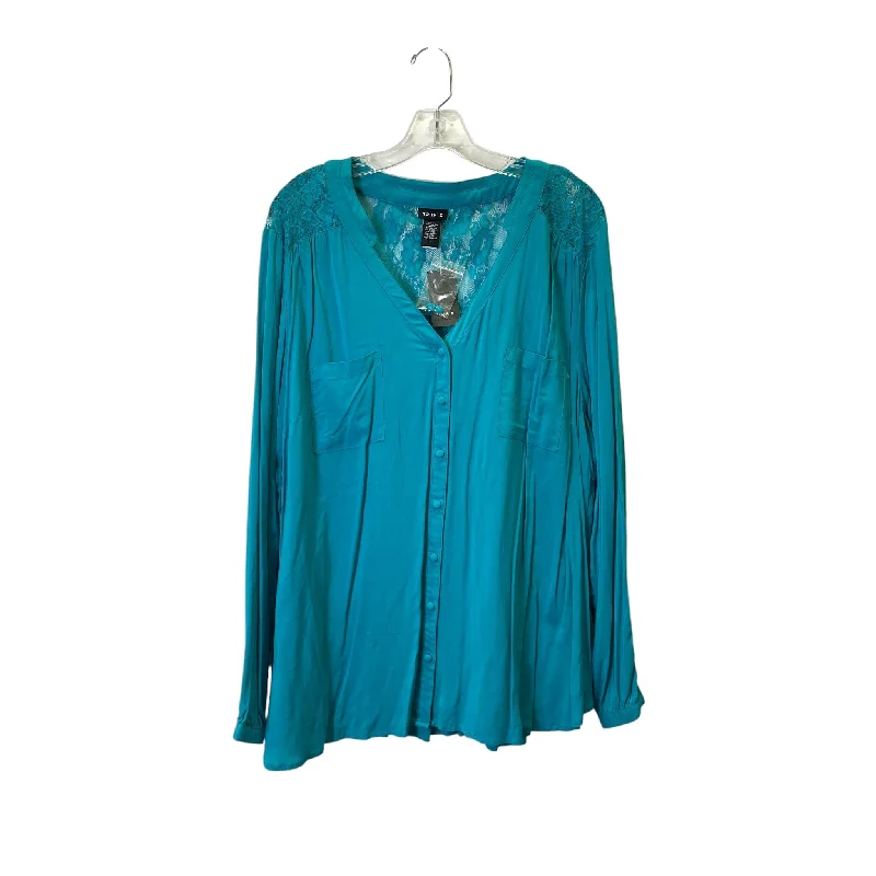 Top Ls By Torrid In Aqua, Size:3X