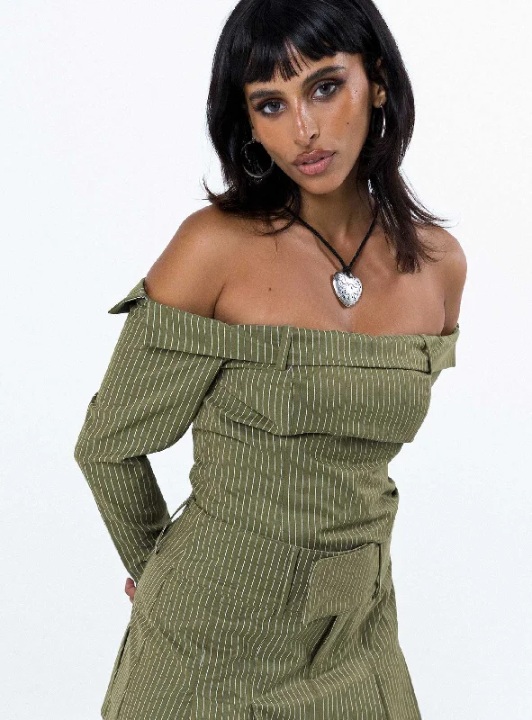 Valentina Cargo Top Green