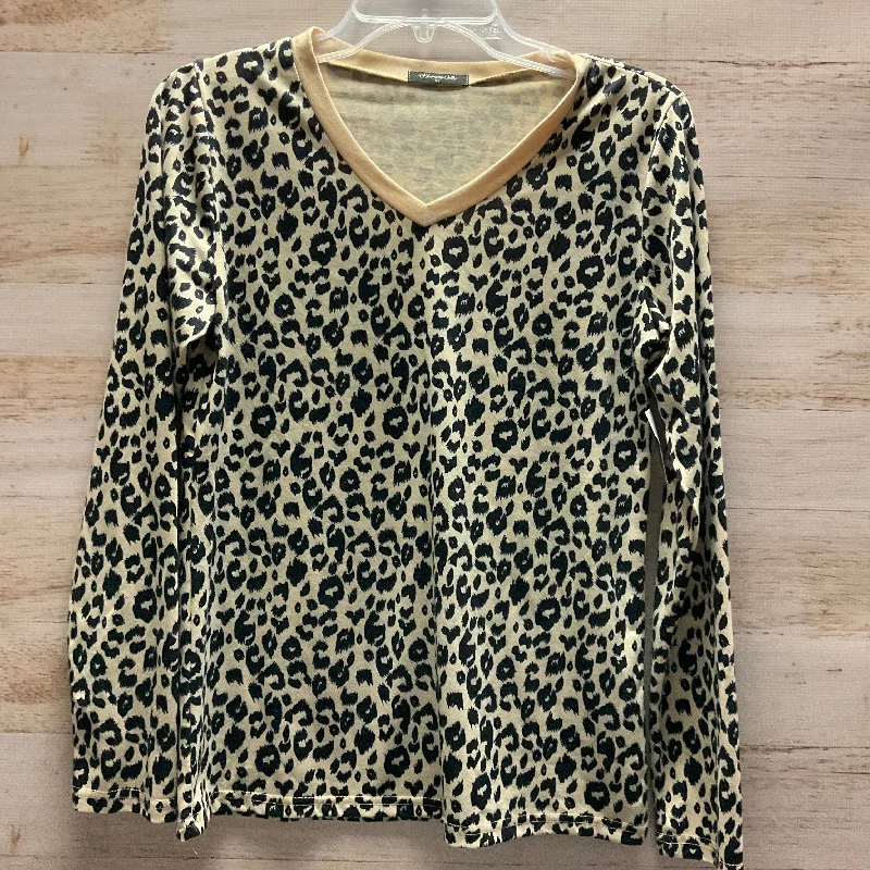 Top Long Sleeve By Clothes Mentor In Animal Print, Size: Xs